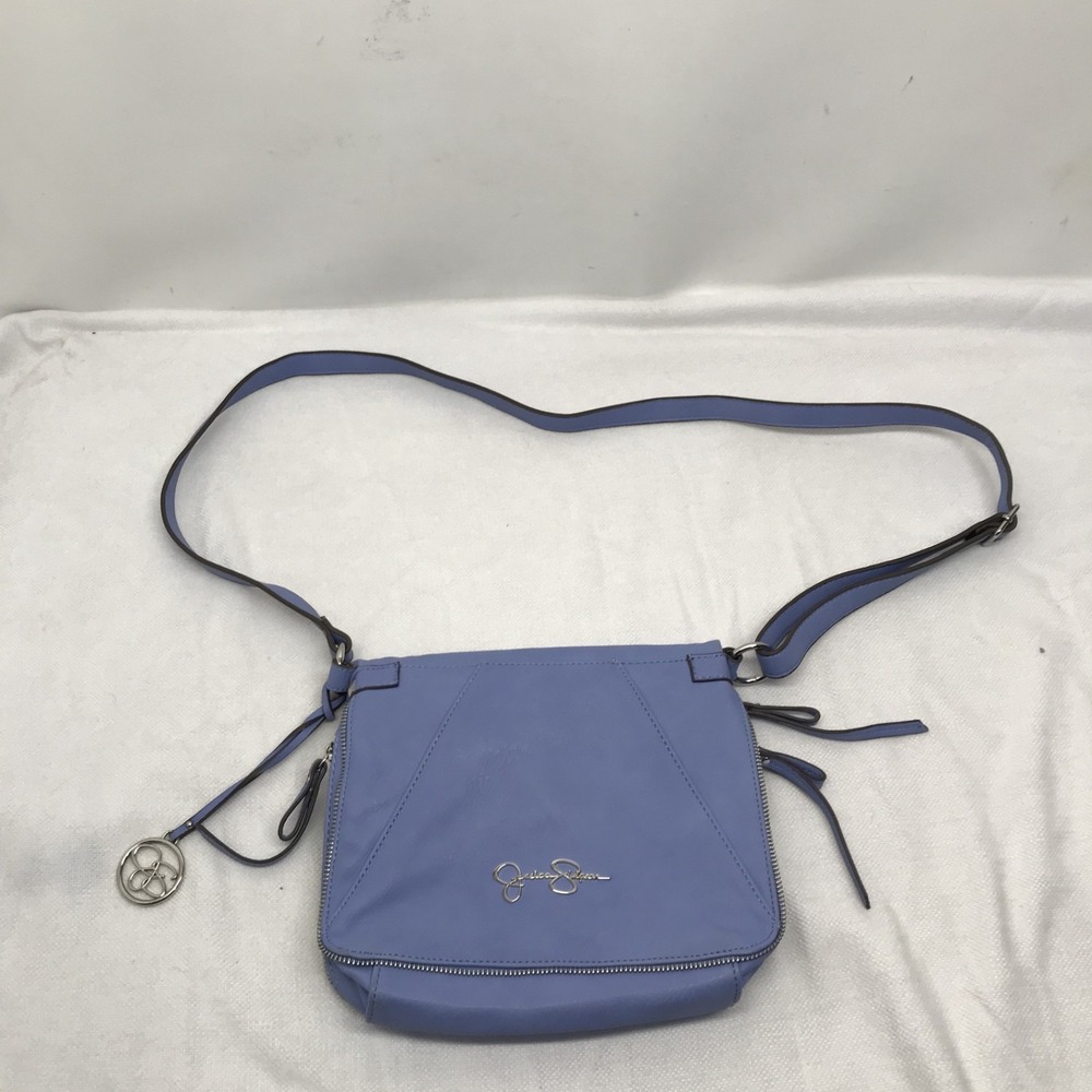 Jessica Simpson Crossbody Purse Animal print Collection Blue BAG leather Cheetah